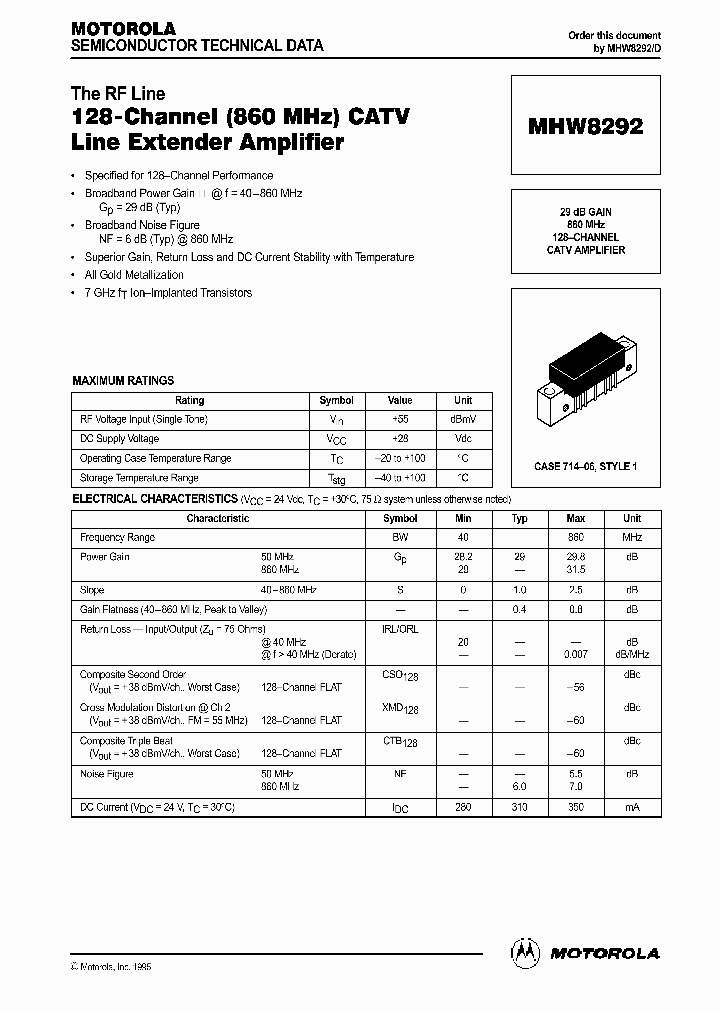 MHW8292_318903.PDF Datasheet