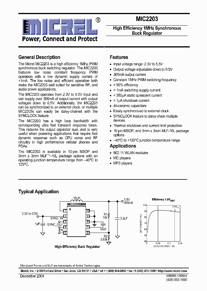 MIC2203_363627.PDF Datasheet