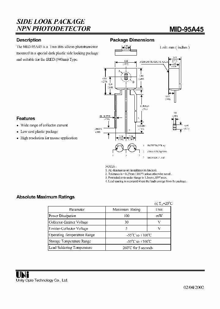 MID-95A45_320049.PDF Datasheet