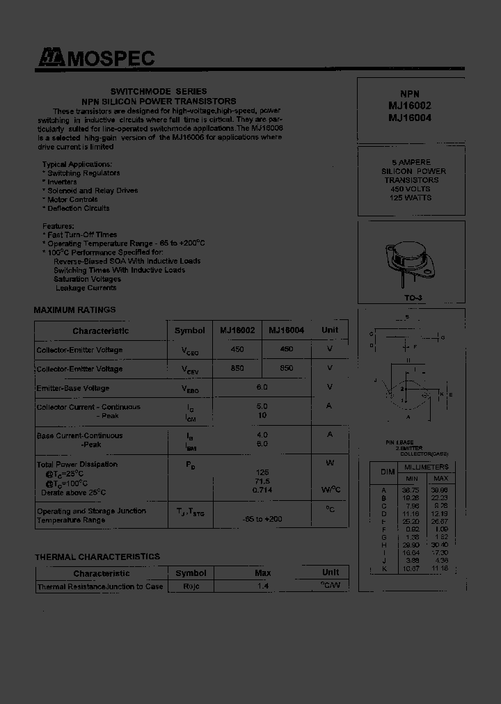 MJ16002_348992.PDF Datasheet