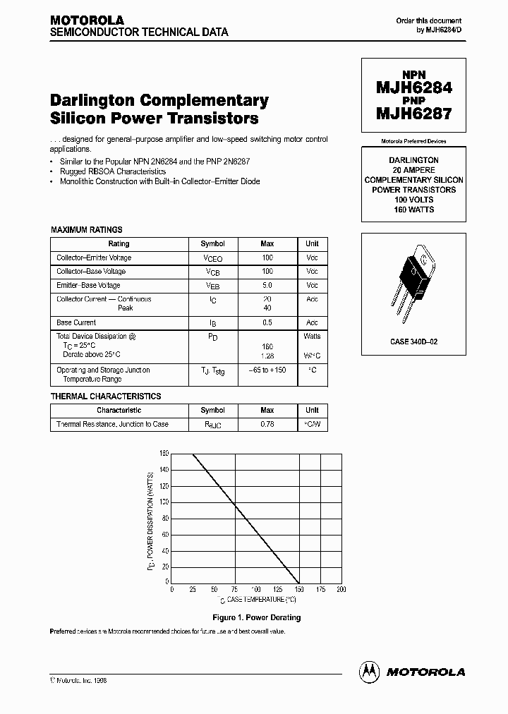 MJH6287_297162.PDF Datasheet