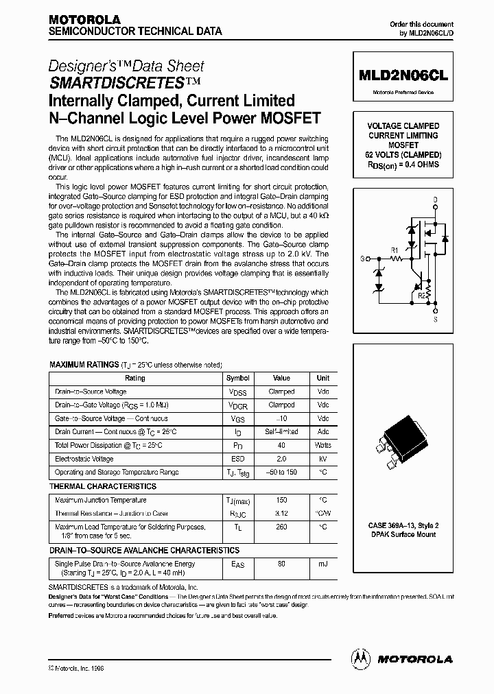 MLD2N06CL_341303.PDF Datasheet