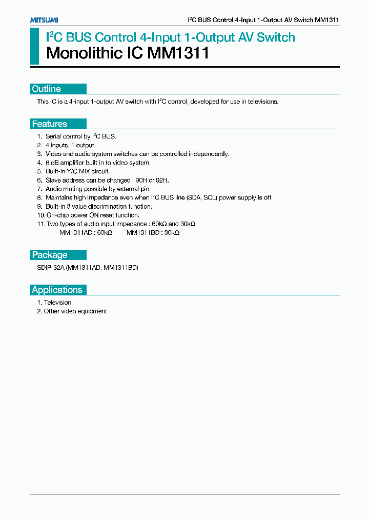 MM1311_334229.PDF Datasheet