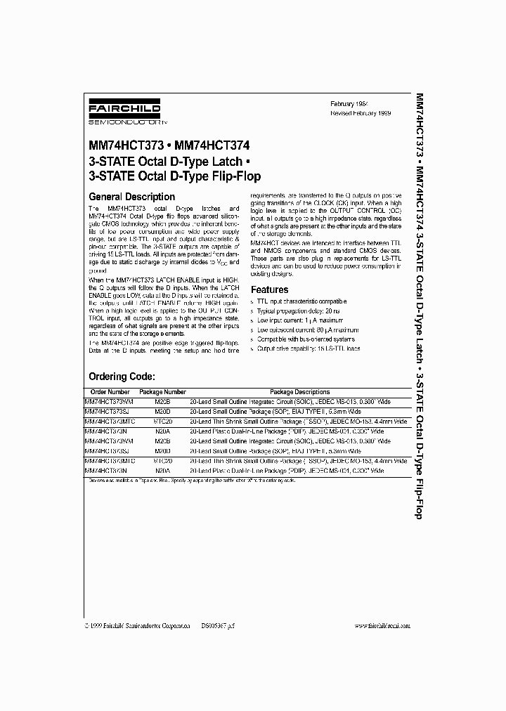 MM74HCT373_314303.PDF Datasheet