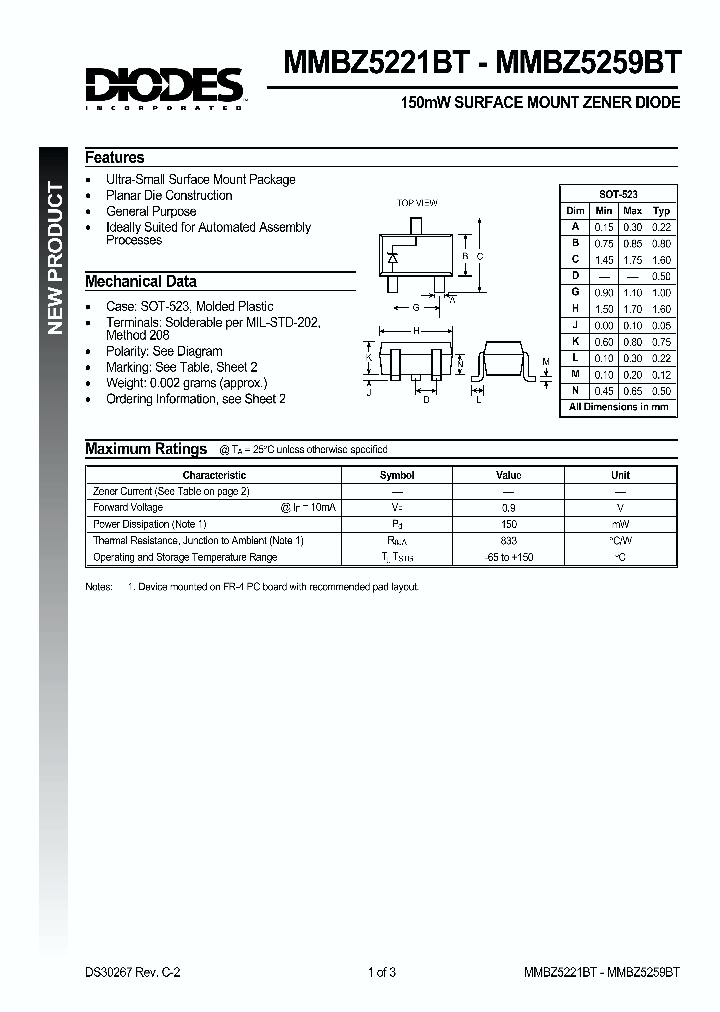 MMBZ5221BT_32143.PDF Datasheet