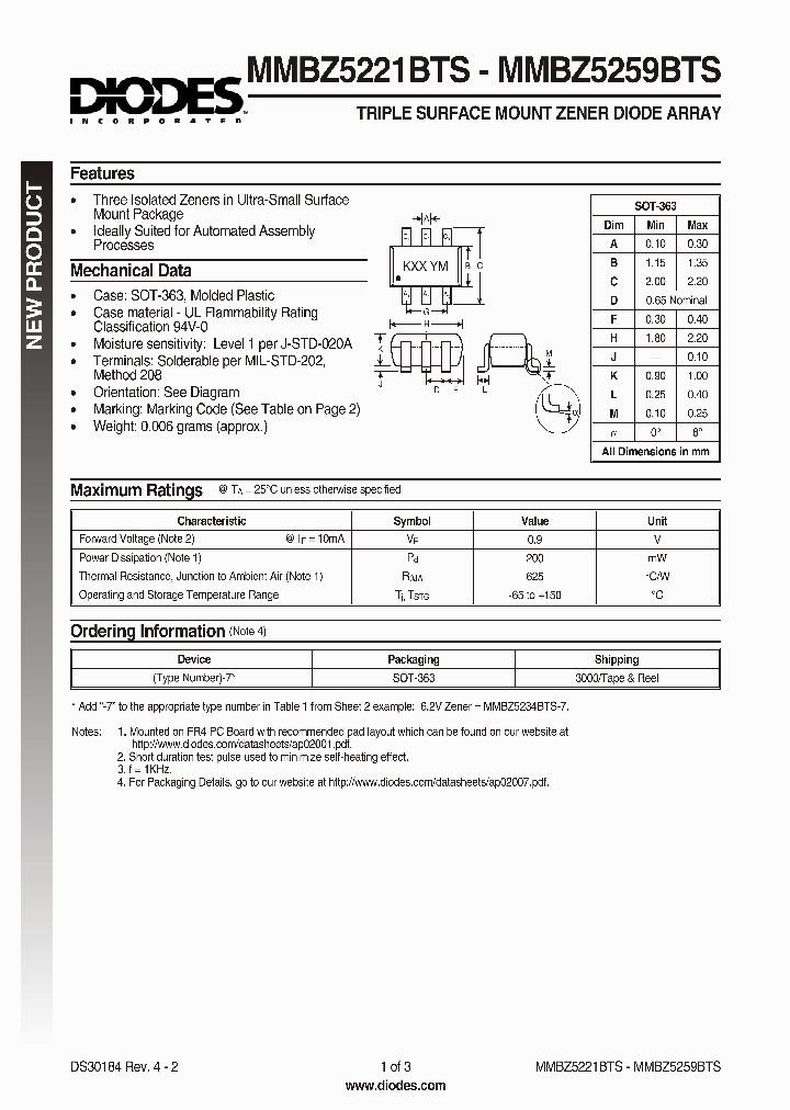 MMBZ5221BTS_32144.PDF Datasheet
