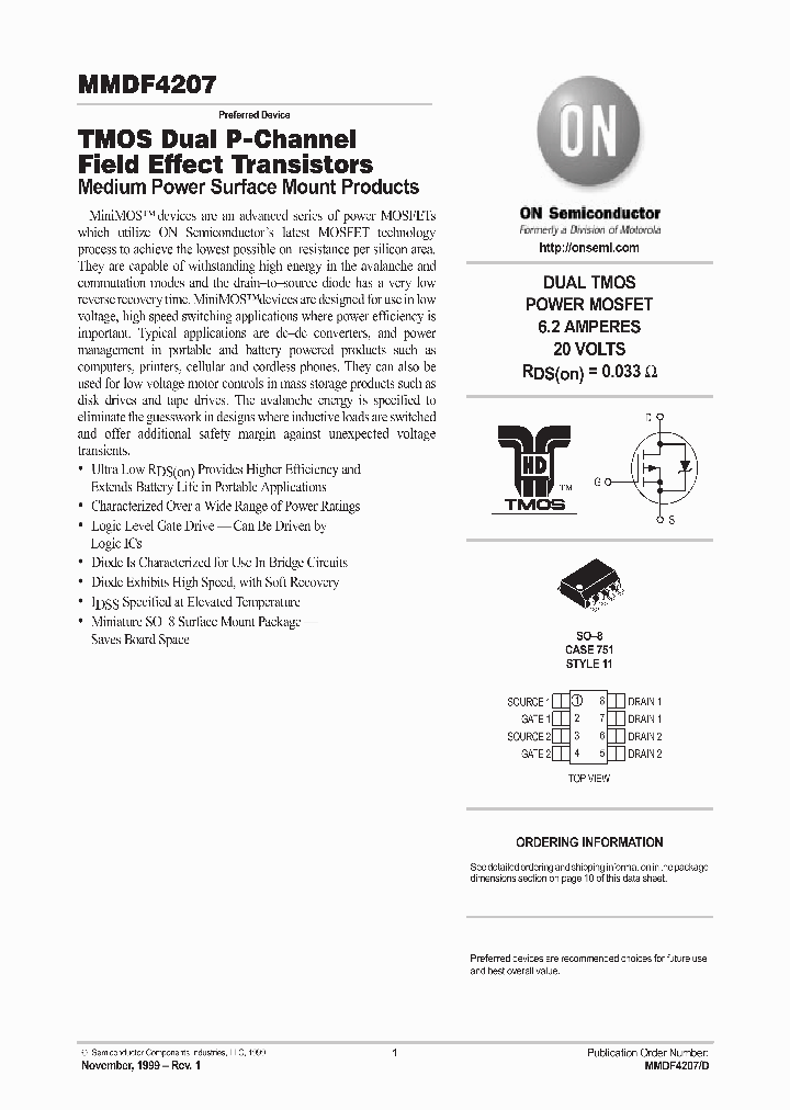 MMDF4207_316489.PDF Datasheet