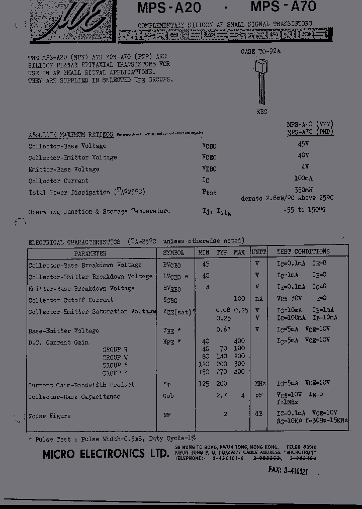 MPS-A20_331884.PDF Datasheet