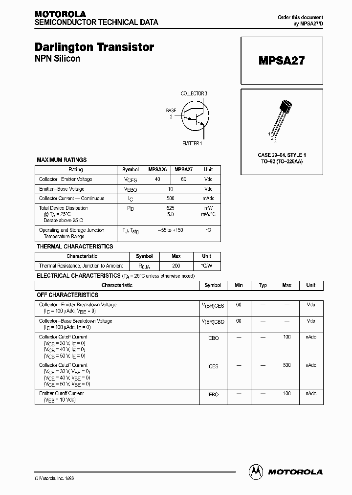 MPSA27D_353873.PDF Datasheet