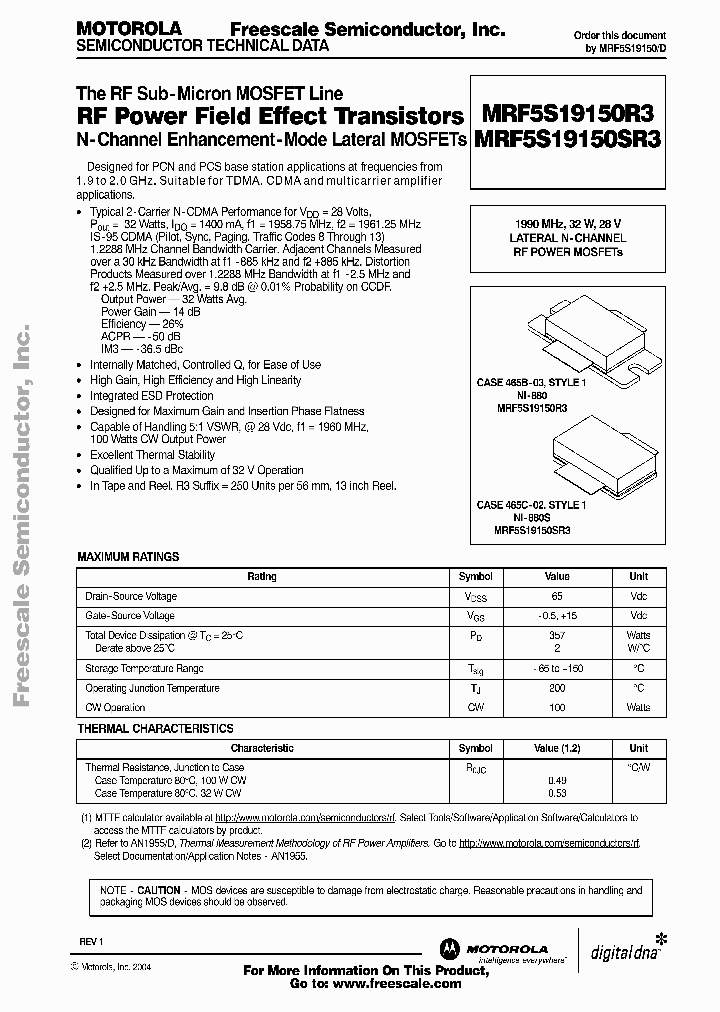 MRF5S19150R3_370801.PDF Datasheet