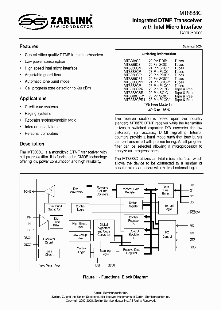 MT8888C_312785.PDF Datasheet