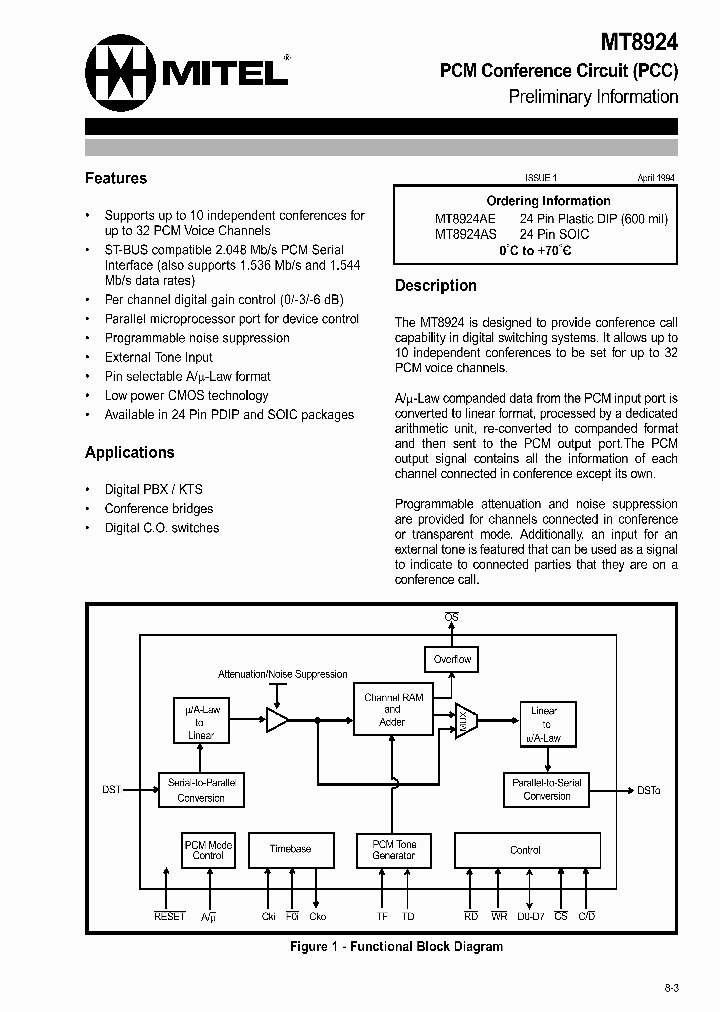 MT8924_307859.PDF Datasheet