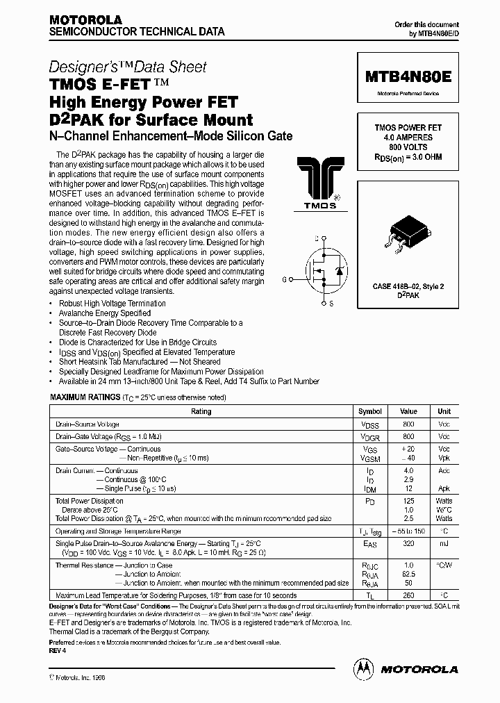 MTB4N80ED_186088.PDF Datasheet