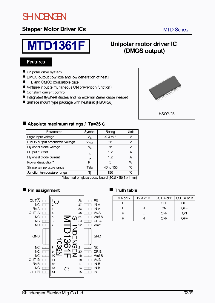 MTD1361F_328833.PDF Datasheet