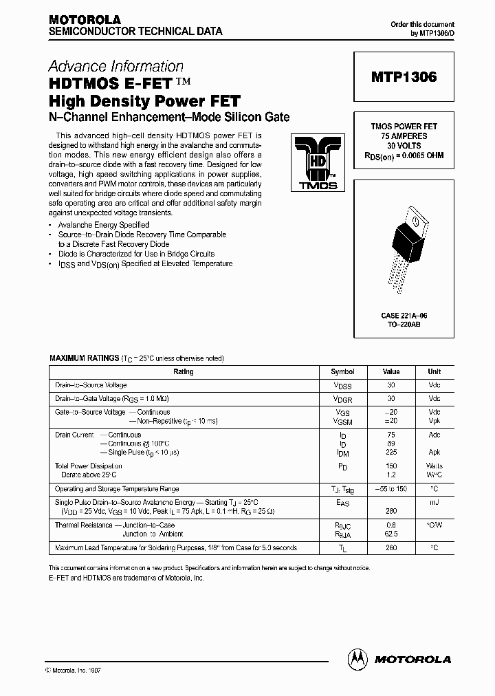 MTP1306_64747.PDF Datasheet