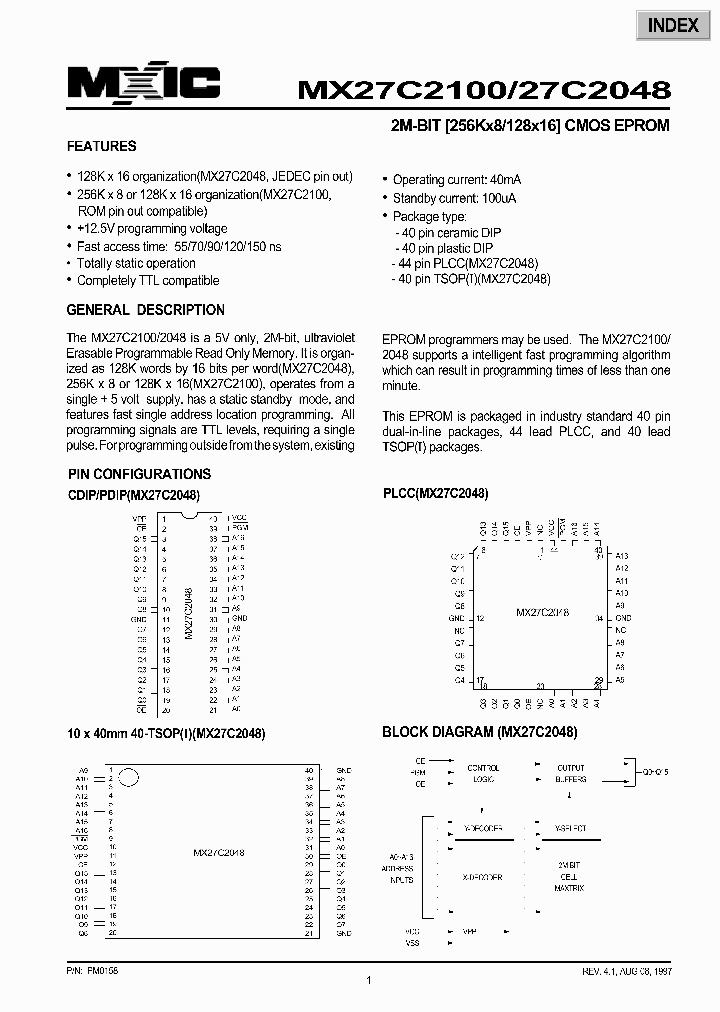 MX27C2100_286920.PDF Datasheet