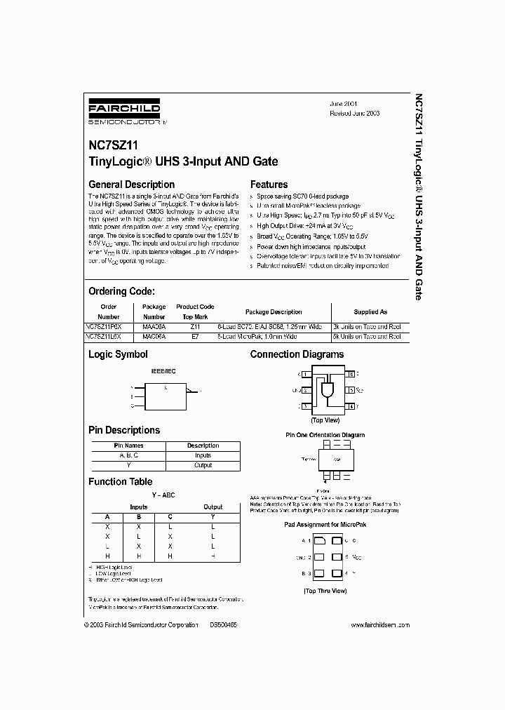 NC7SZ11_329094.PDF Datasheet