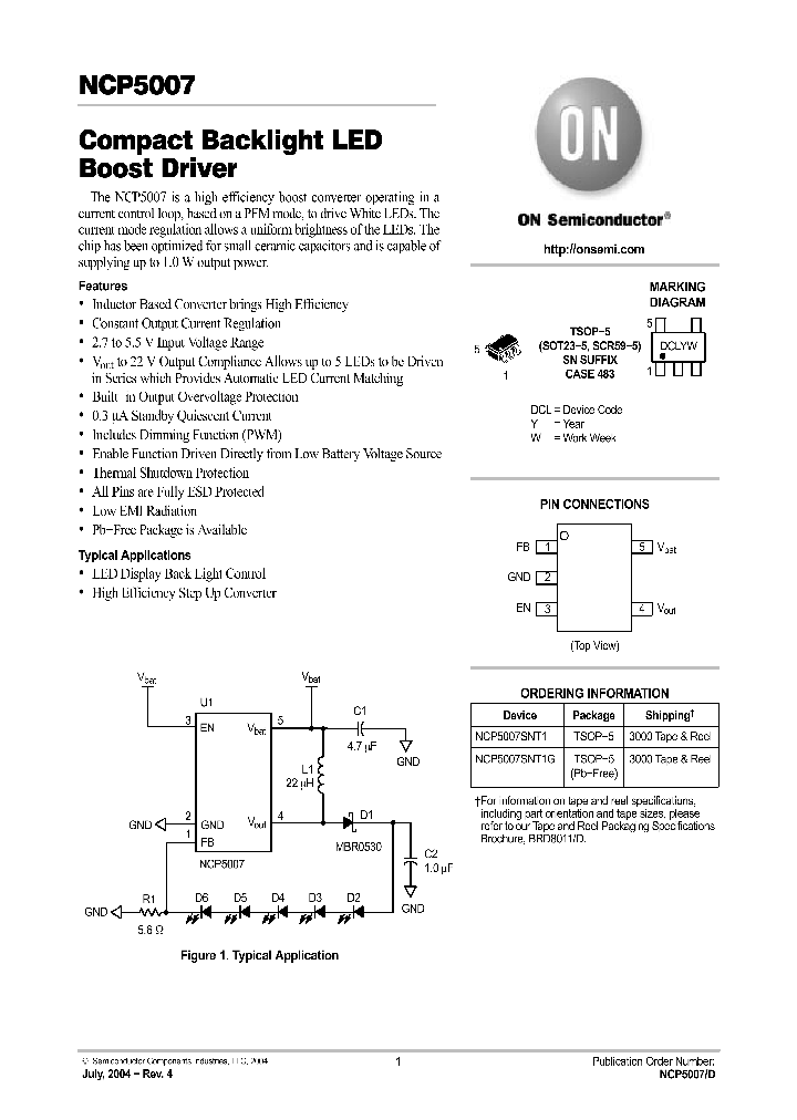 NCP5007_366053.PDF Datasheet