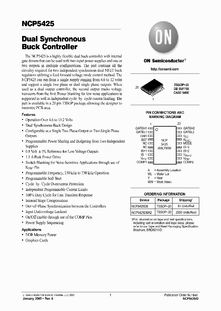NCP5425_148777.PDF Datasheet