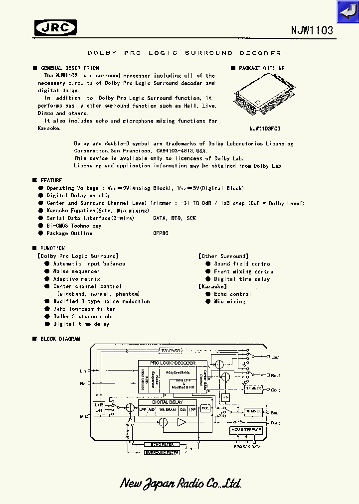 NJM1103_192588.PDF Datasheet