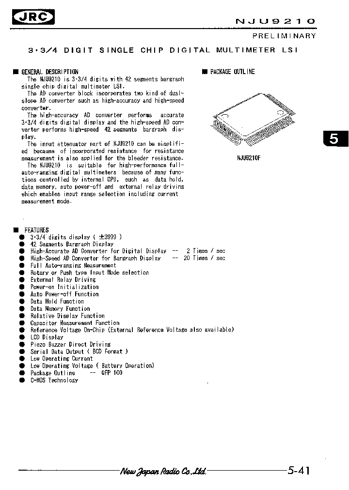 NJU9210_228933.PDF Datasheet