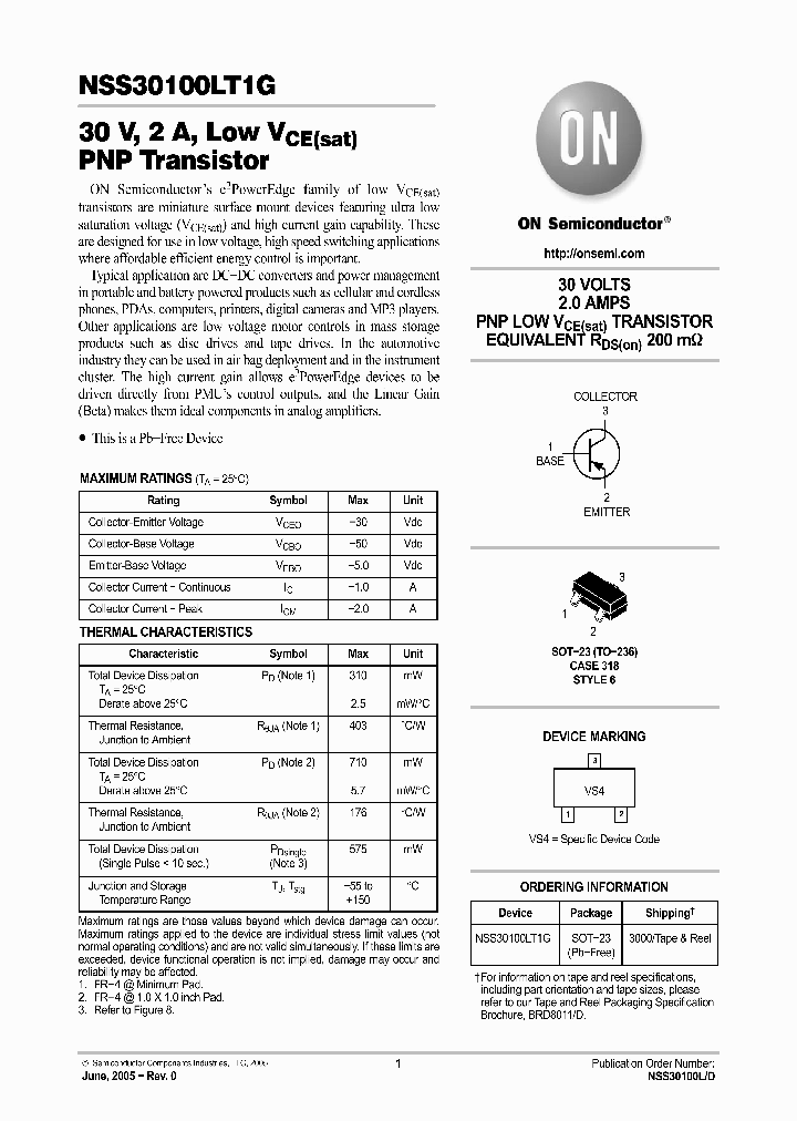 NSS30100LT1G_340788.PDF Datasheet