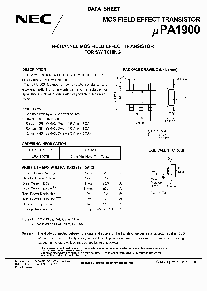 UPA1900_168951.PDF Datasheet
