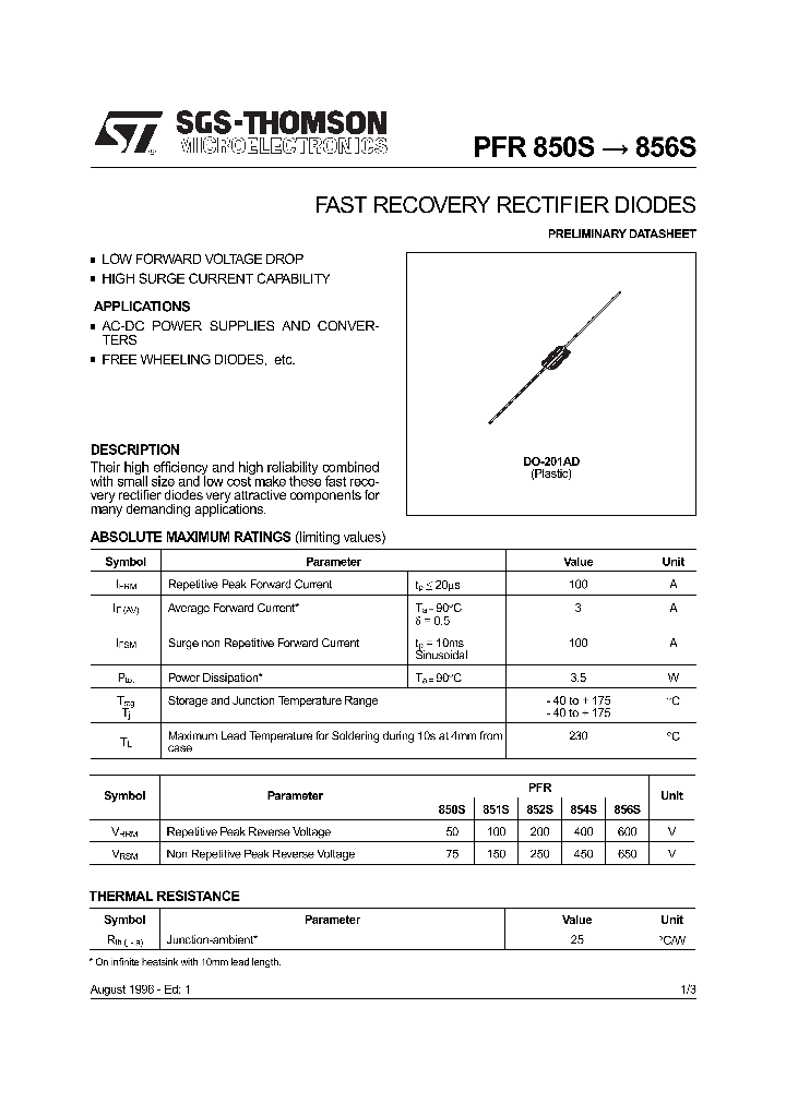 PFR854S_224260.PDF Datasheet