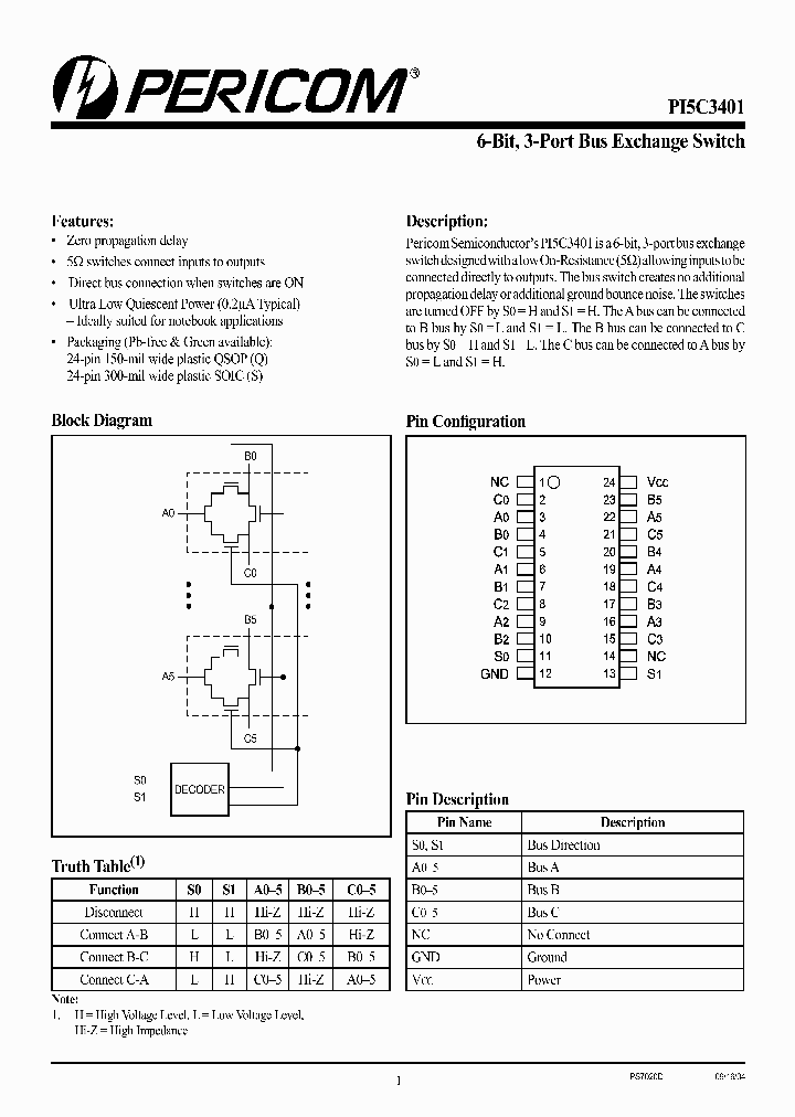 PI5C3401S_312412.PDF Datasheet