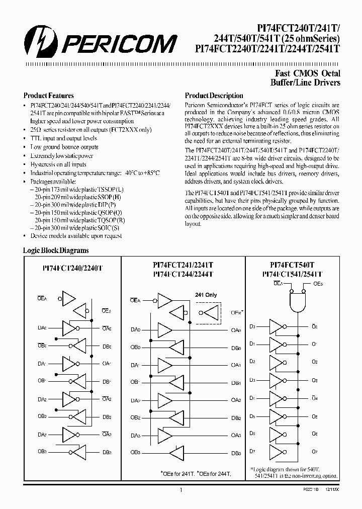 PI74FCT240_321476.PDF Datasheet