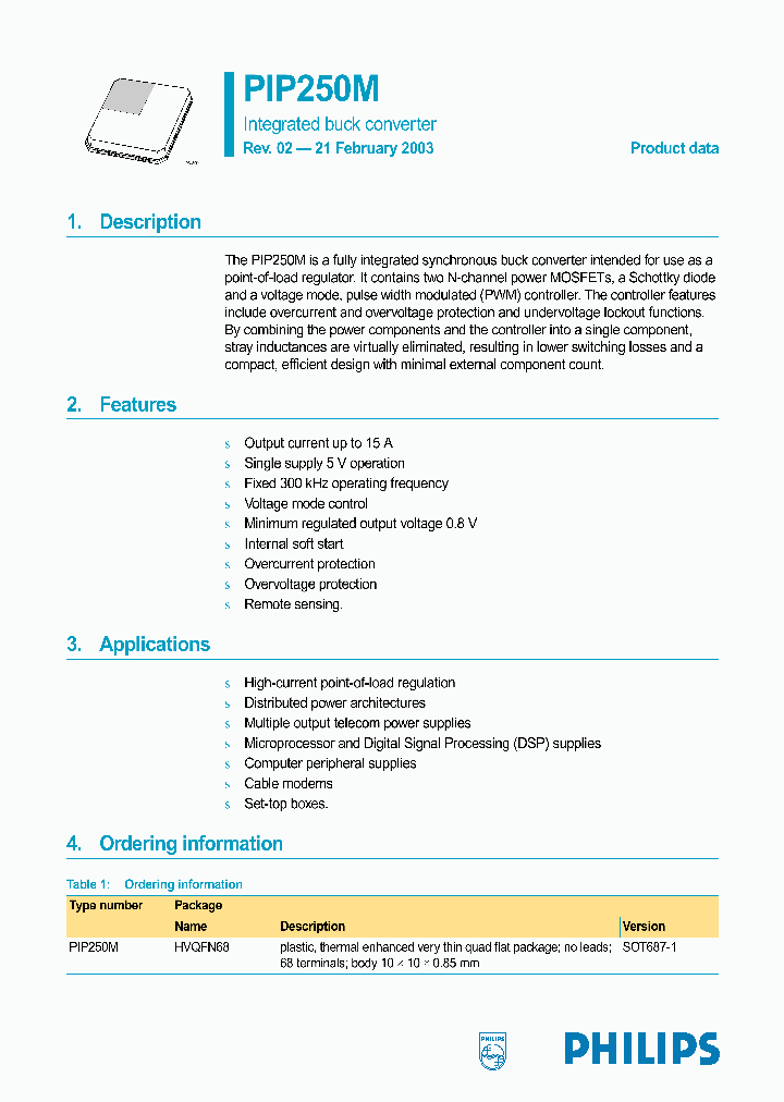 PIP250M_325042.PDF Datasheet