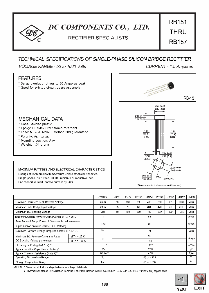 RB151_283772.PDF Datasheet