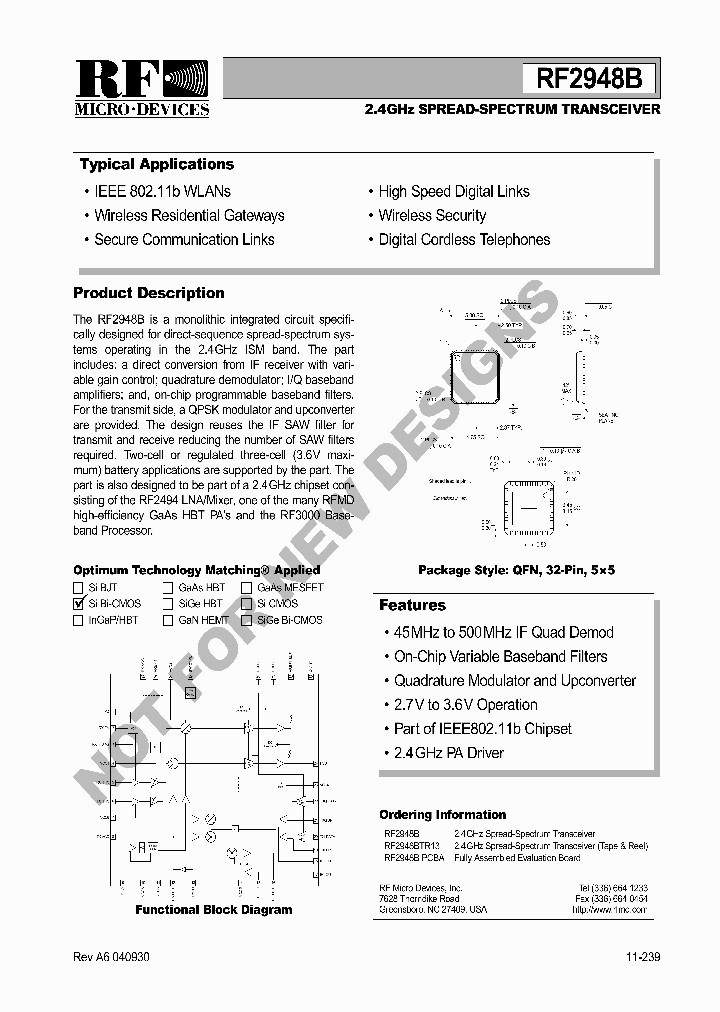 RF2948B_356136.PDF Datasheet