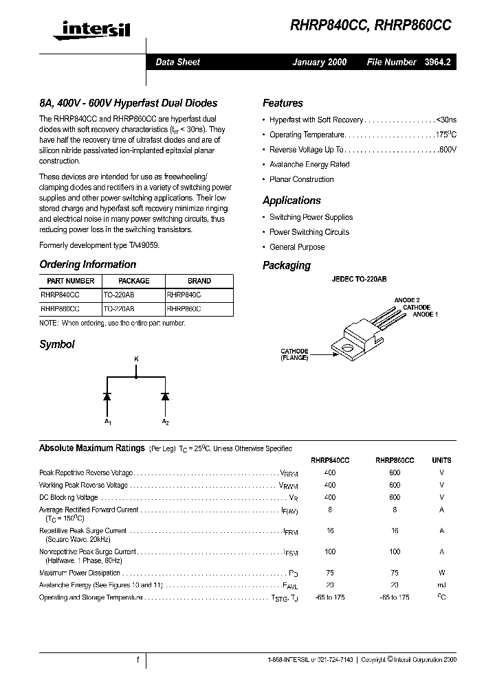 RHRP860CC_347231.PDF Datasheet