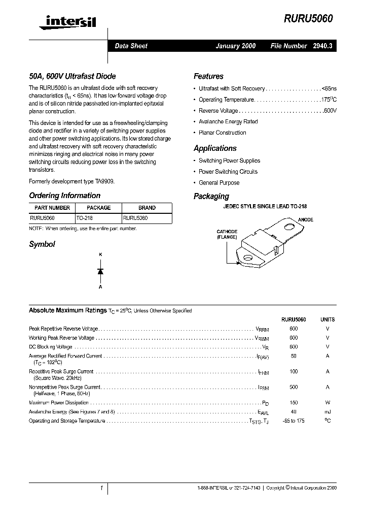 RURU5060_335593.PDF Datasheet