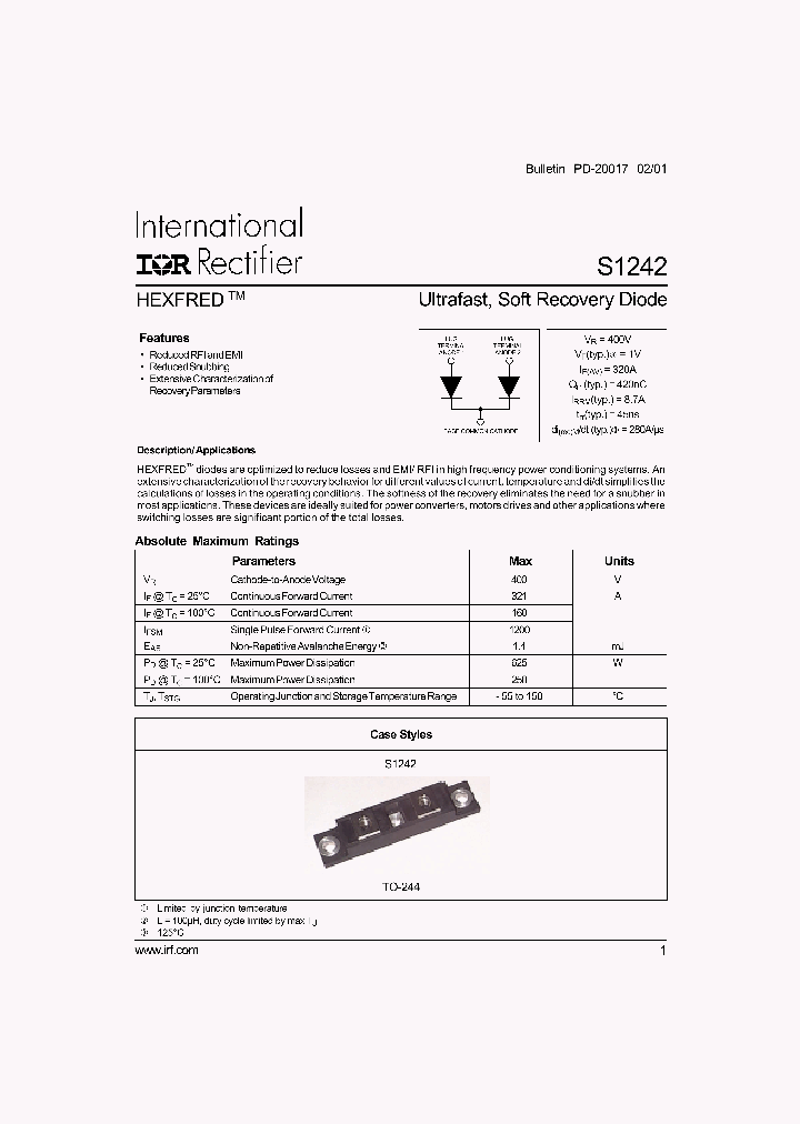 S1242_305749.PDF Datasheet
