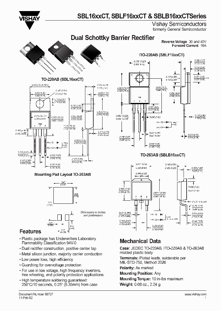 SBLB1630CT_164699.PDF Datasheet