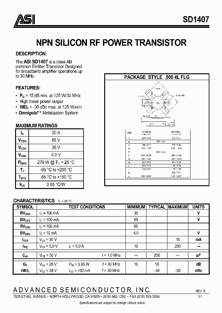 SD1407_321478.PDF Datasheet