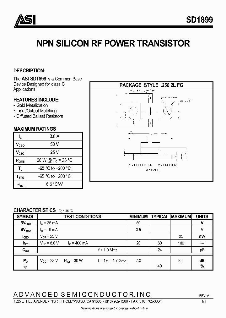 SD1899_318620.PDF Datasheet