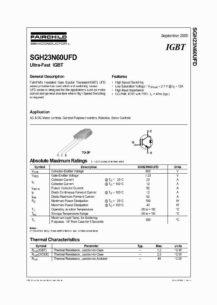 SGH23N60UFD_309139.PDF Datasheet
