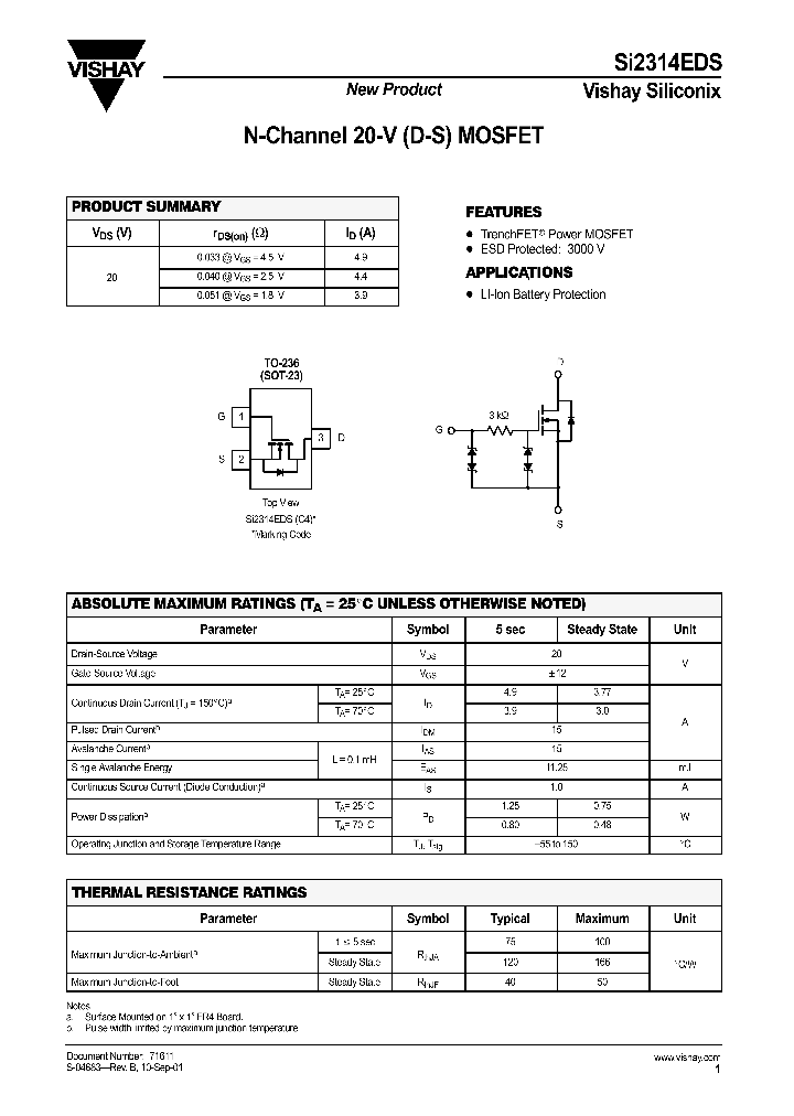 SI2314EDS_306421.PDF Datasheet