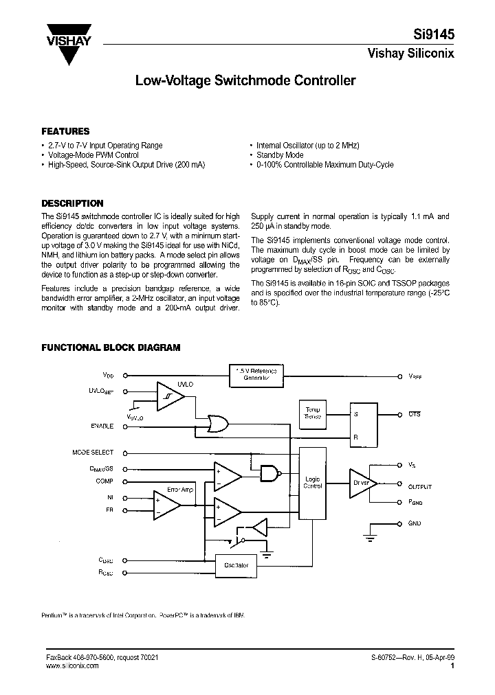 SI9145_319147.PDF Datasheet