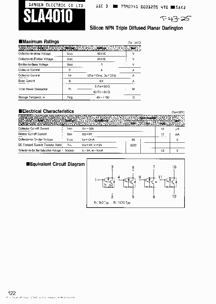 SLA4031_290110.PDF Datasheet