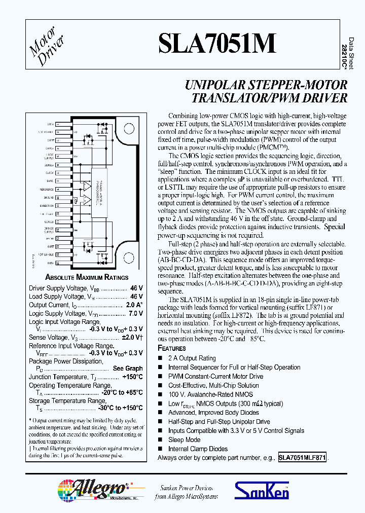 SLA7051M_103408.PDF Datasheet