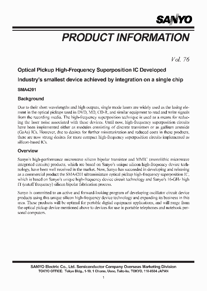 SMA4201_197730.PDF Datasheet
