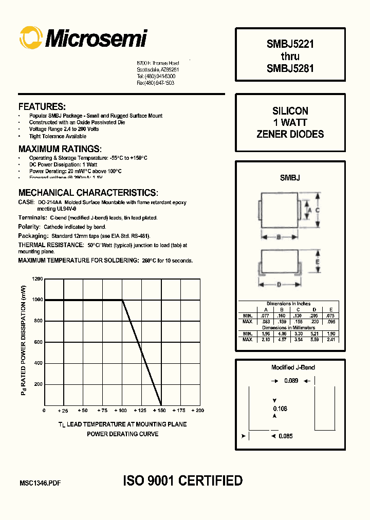 SMBJ5264_282071.PDF Datasheet