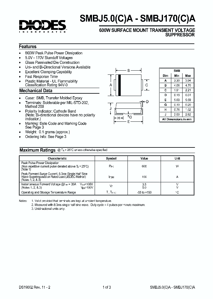 SMBJ22CA_110098.PDF Datasheet