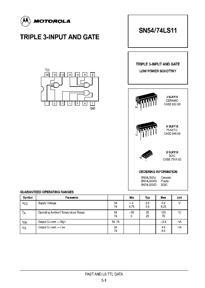 SN54LS11_310654.PDF Datasheet