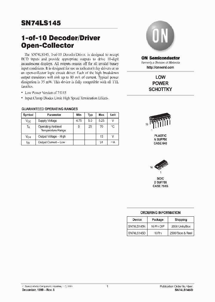 SN74LS145N_307086.PDF Datasheet