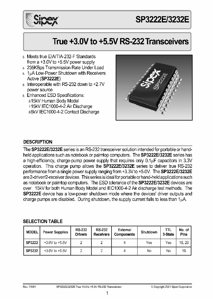 SP3232ECA_321729.PDF Datasheet